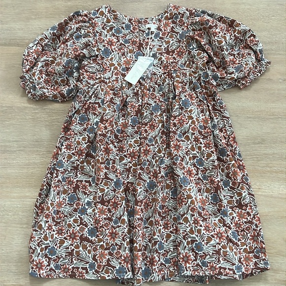 Rylee and Cru Jolene Dress Autumn Bloom Girls 8-9 9-10 - Picture 1 of 6